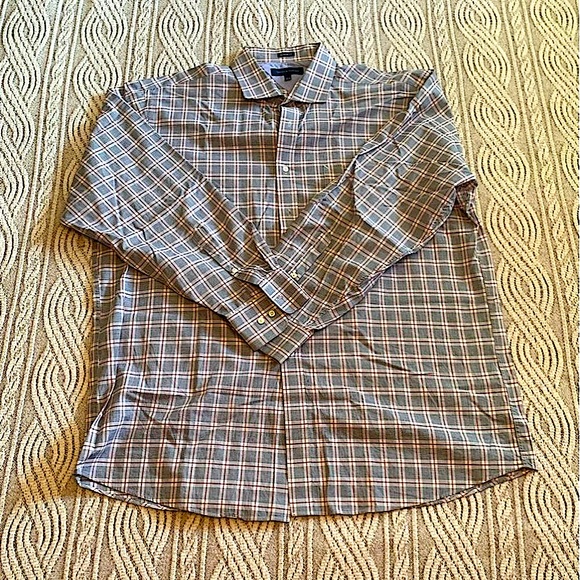 Tommy Hilfiger Other - Black White And Red Button Down Shirt 17.5 34-35